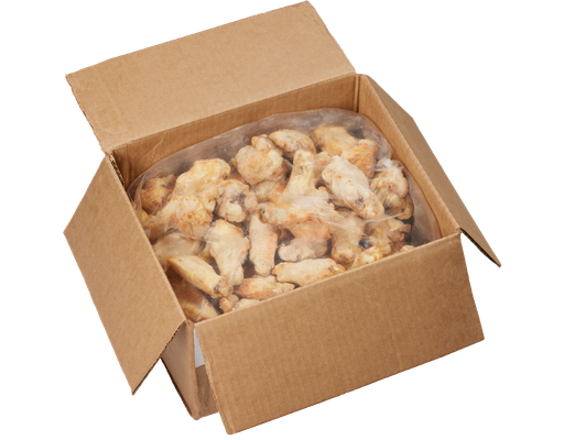 Bachoco USA Coated Jumbo Chicken Wing Sections, Fully Cooked, 10 lbs