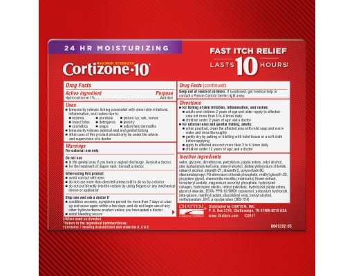 Cortizone 10 Maximum Strength Intensive Healing Cream 2 oz (2-p