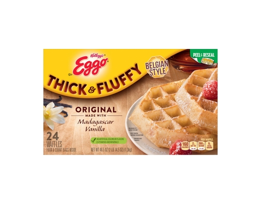 Thick & Fluffy Original Belgian Style Waffles, 24 count Eggo image 0