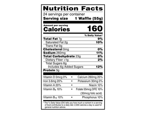 Thick & Fluffy Original Belgian Style Waffles, 24 count Eggo image 3