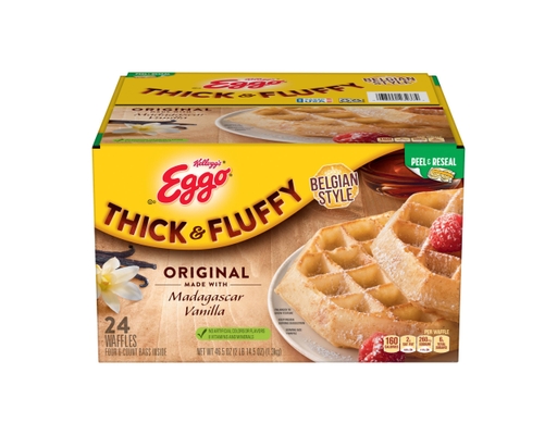 Thick & Fluffy Original Belgian Style Waffles, 24 count Eggo image 5