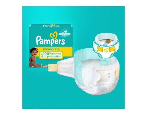 Pampers Swaddlers Baby Diapers Size 2 180 ct