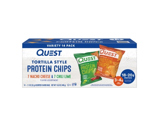 Quest Tortilla Style Protein Chips Variety Pack 1.1 oz (14-pk)