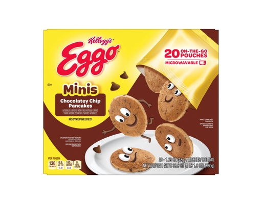 Minis Frozen Pancake Bites Chocolatey Chip, 20 count Eggo image 0