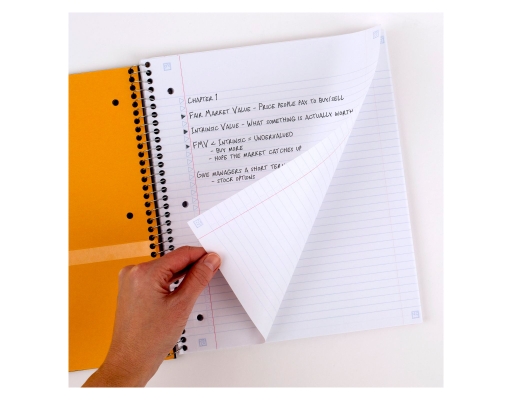 Wirebound Notebook Plus Study App, College Ruled, 2 pack Five Star image 2