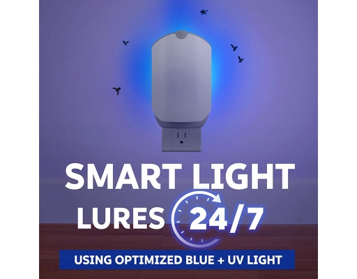 Zevo Flying Insect Trap Full Size - 2 Plug In Devices and 6 Refill ...