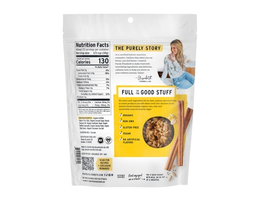 Purely Elizabeth Organic Ancient Grain Granola 24 oz