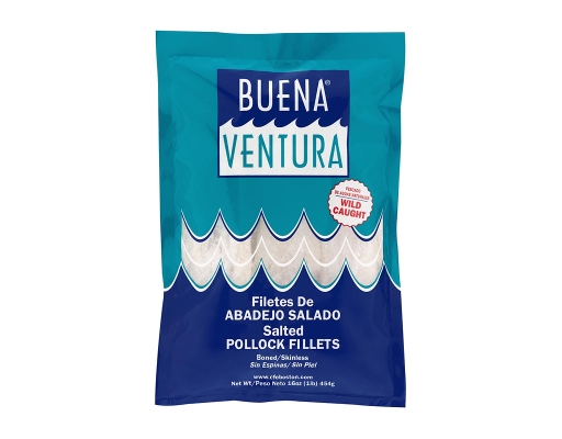 Salted Pollock Fillets, 1 lb. Buena Ventura image 0