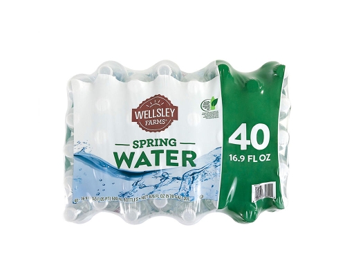 Wellsley Farms Spring Water, Bottles, 40 pack, 16.9 fl. oz.