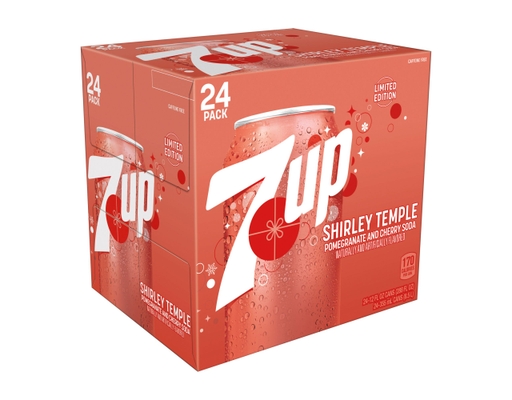 7Up Shirley Temple Pomegranate and Cherry Flavored Soda, 12 fl. oz., 24 ...