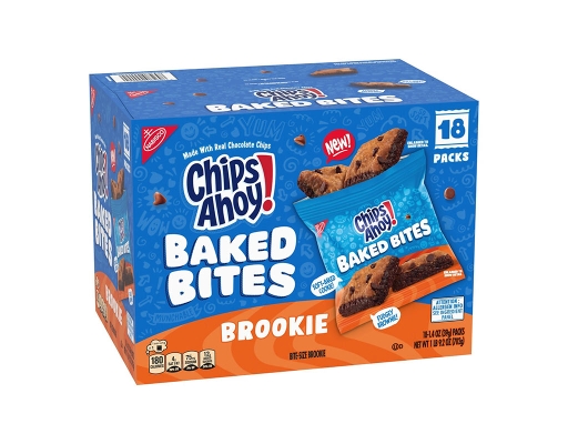 Chips Ahoy Baked Bites, Brookie, Snack Packs, 18 pack, 1.4 oz.