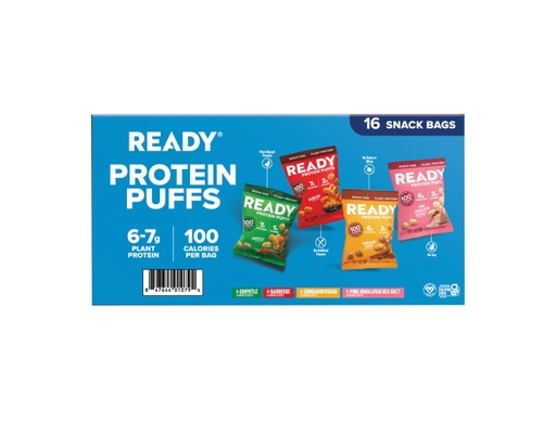Ready Protein Puffs, Variety Pack, 6-7g Protein, 16 count