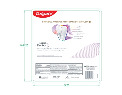 Colgate Total Gum Protect Toothpaste, Whitening, 4 pack, 3 oz.