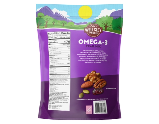 Omega-3 Trail Mix, 40 oz. Wellsley Farms image 1