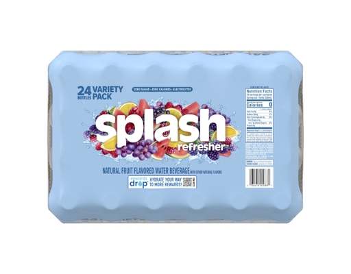 Splash Refresher Water Bevarages Variety Pack, 16.9 oz., 24 pack