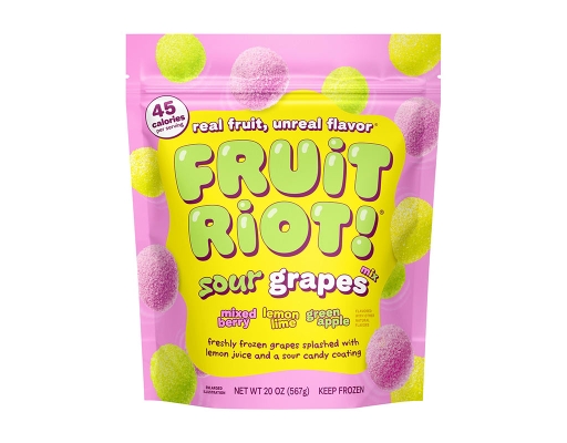 Sour Candy Grapes Mix, 20 oz. Fruit Riot image 0