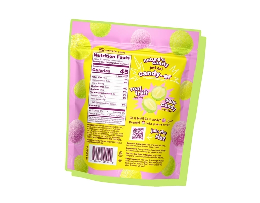 Sour Candy Grapes Mix, 20 oz. Fruit Riot image 4