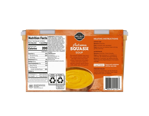 Autumn Squash Soup, 2 pack, 32 oz. each Wellsley Farms image 3