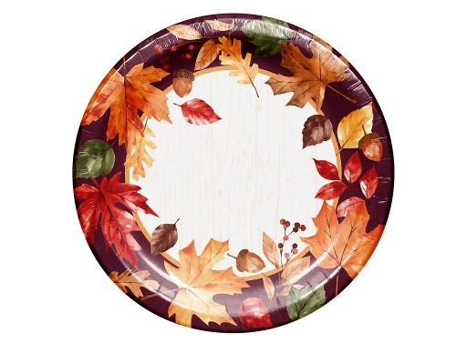 Fall 10" Plate, 80 count. Artstyle image 0