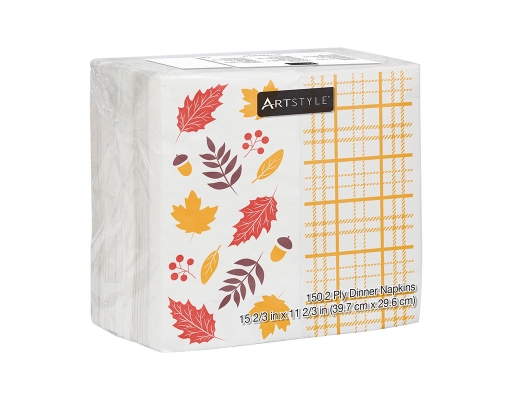 Premium Dinner Napkin, 100 count. Artstyle image 1