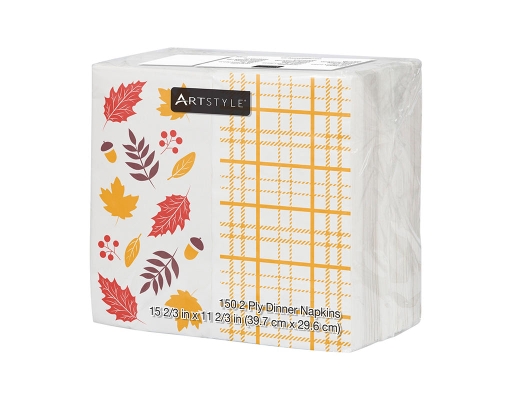 Premium Dinner Napkin, 100 count. Artstyle image 2