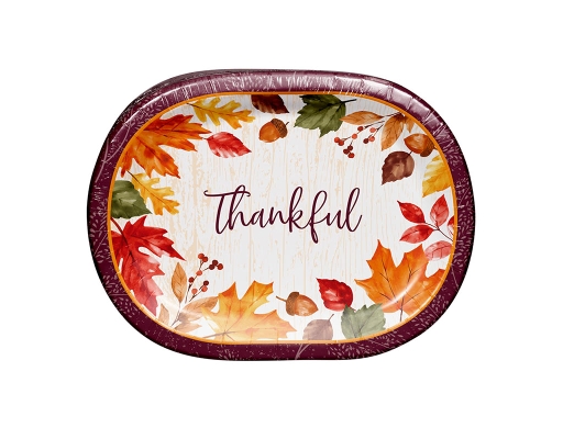 Fall Oval Plate, 50 count. Artstyle image 0