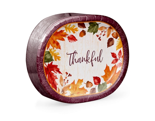 Fall Oval Plate, 50 count. Artstyle image 1