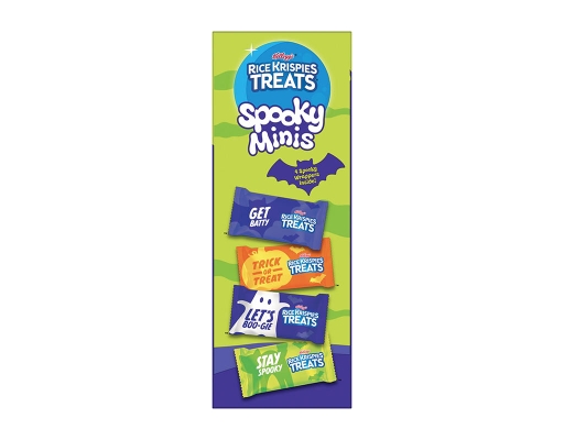 Treats Spooky Minis Mini Crispy Marshmallow Squares, 100 count Rice Krispies image 1