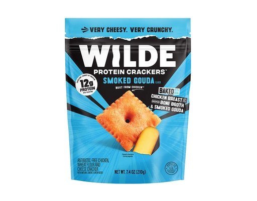 Protein Crackers, Smoked Gouda, 7.4 ounce Wilde image 0