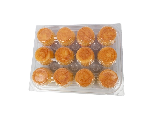Festive Harvest 3-Color Vanilla Cupcakes with Fall Leaves Sprinkles, 12 count. Kimberley's Bakeshoppe image 2