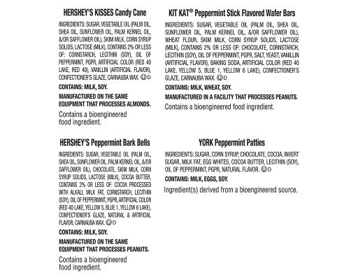 Kit Kat, and York Peppermint Patties Christmas Candy Bulk Bag, 135 count. Hersheys image 4