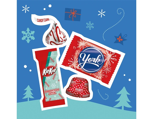 Kit Kat, and York Peppermint Patties Christmas Candy Bulk Bag, 135 count. Hersheys image 6