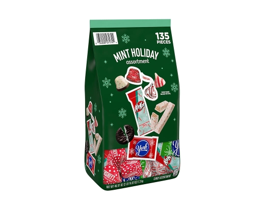 Kit Kat, and York Peppermint Patties Christmas Candy Bulk Bag, 135 count. Hersheys image 2