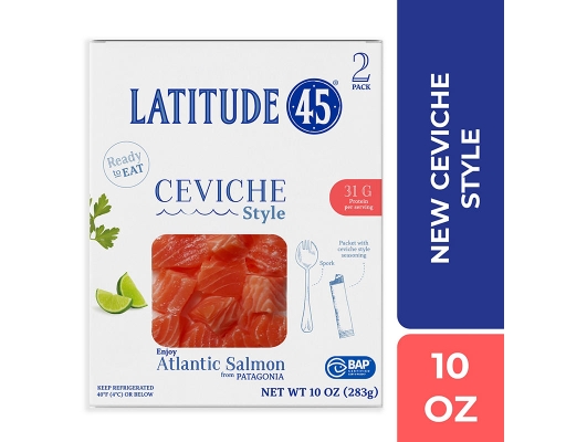 Ceviche Style Atlantic Salmon, Lightly Smoked, Salmon Cubes, 2 pack, 5 oz. each Latitude 45 image 2