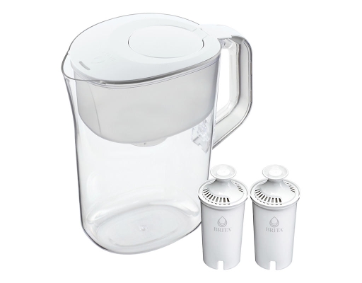 Large 10-Cup Water Filter Pitcher Plus 2 Filters Brita image 3