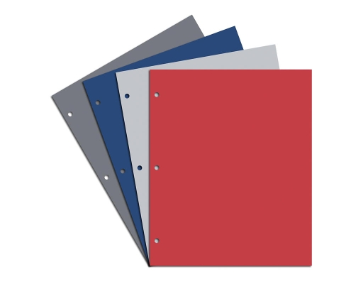 3 Hole Pole Pocket Folders - 12 pack. Excello Brands image 1