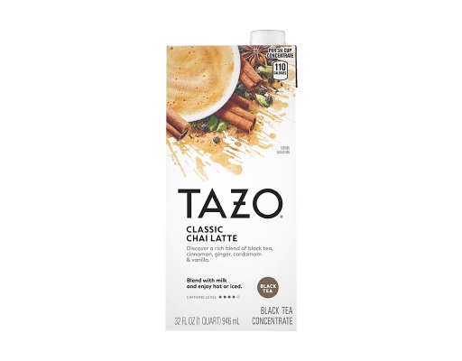 Classic Chai Latte Black Tea Concentrate, 3 pack, 32 oz. Tazo image 0
