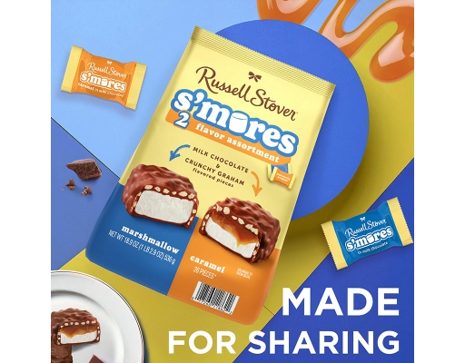 Russell Stover S'Mores Milk Assorted Bag, 18.9 oz.