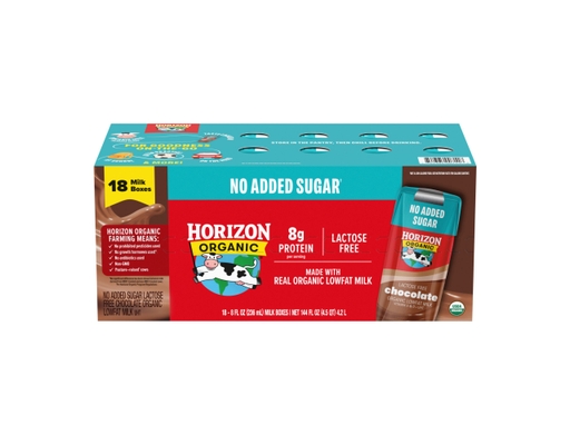 Horizon Organic Shelf Stable Lactose Free No Added Sugar Lowfat