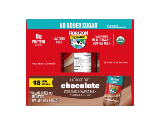 Horizon Organic Shelf Stable Lactose Free No Added Sugar Lowfat