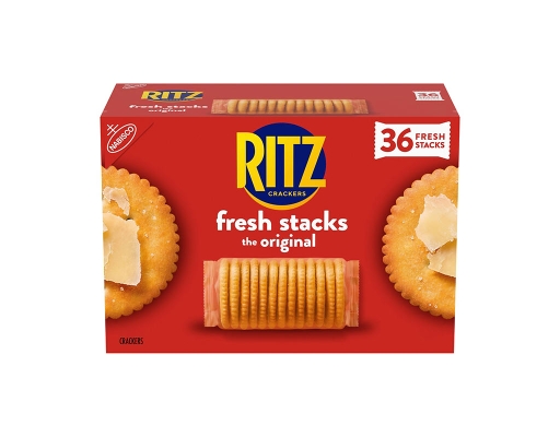 Fresh Stacks Original Crackers, Individual Snack Sleeves, 36 pack. Ritz image 0