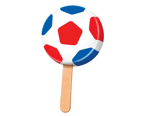 Bomb Pop Original Goal Pop, Cherry, Lime, & Blue Raspberry, 12 count.
