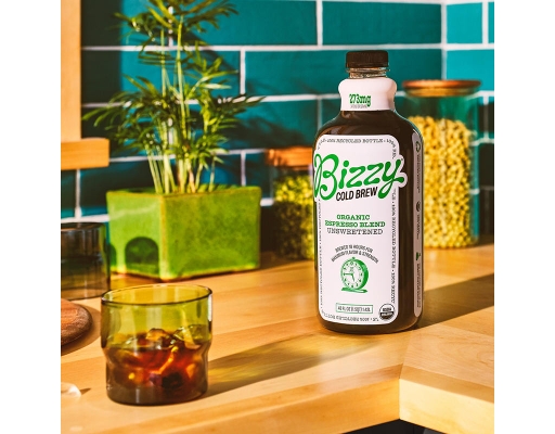 Bizzy Organic Cold Brew Coffee, Espresso Blend, 2 pack, 48 oz.