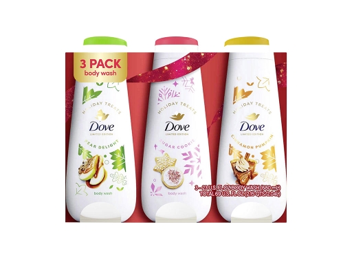 Holiday Body Wash Variety Pack 3 pack, 23 fluid ounce each Dove image 0