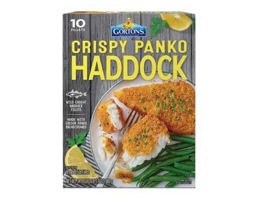 Crispy Panko Wild Caught Haddock 100% Whole Fish Fillets, 10 count Gorton���s image 0