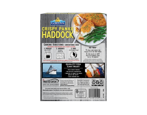 Crispy Panko Wild Caught Haddock 100% Whole Fish Fillets, 10 count Gorton���s image 3