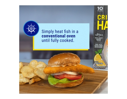 Crispy Panko Wild Caught Haddock 100% Whole Fish Fillets, 10 count Gorton���s image 7