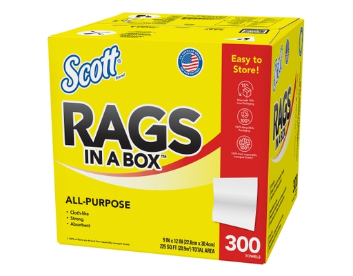Scott Rags In A Box All-Purpose Paper Towels 300 ct