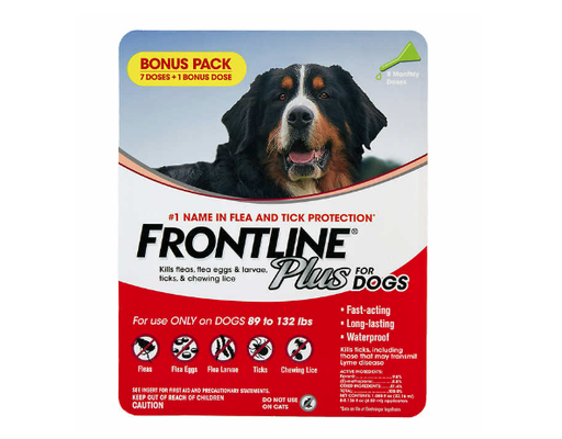 Frontline plus for dogs 89 132 hot sale