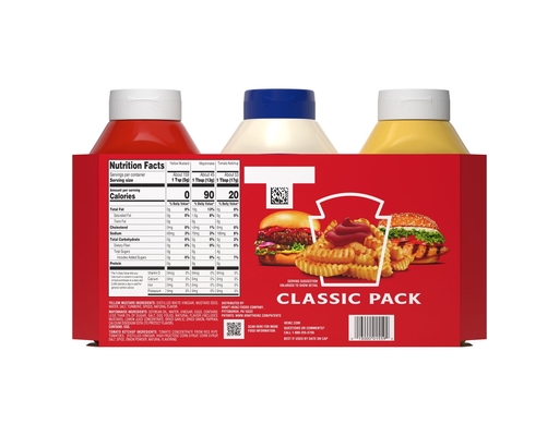 Heinz Classic Pack Condiments, 3 pack